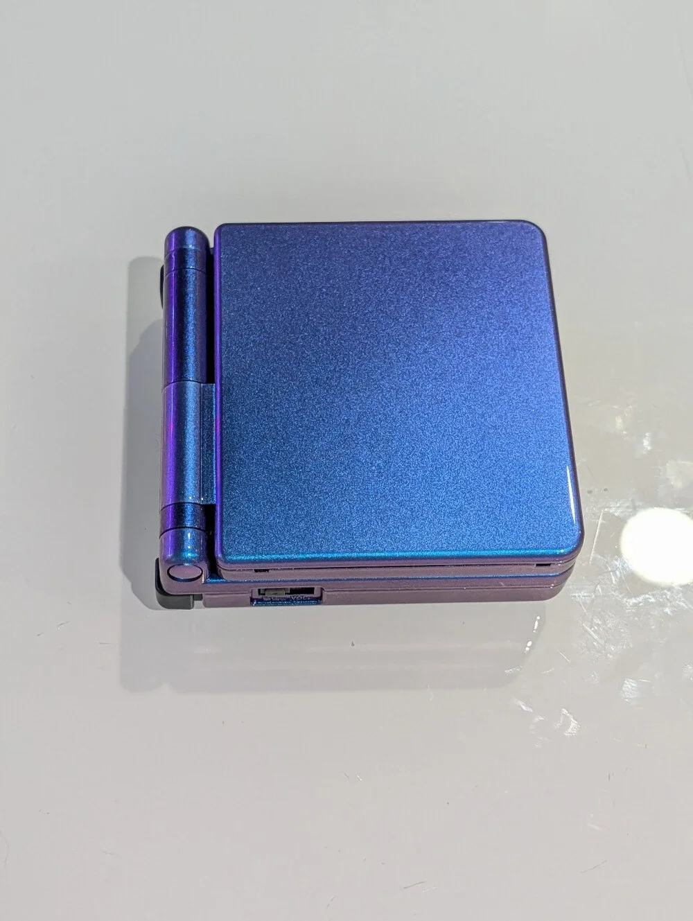 Metallic Blue Purple Nintendo Game Boy Advance SP GBA SP System w/ v5 IPS Screen